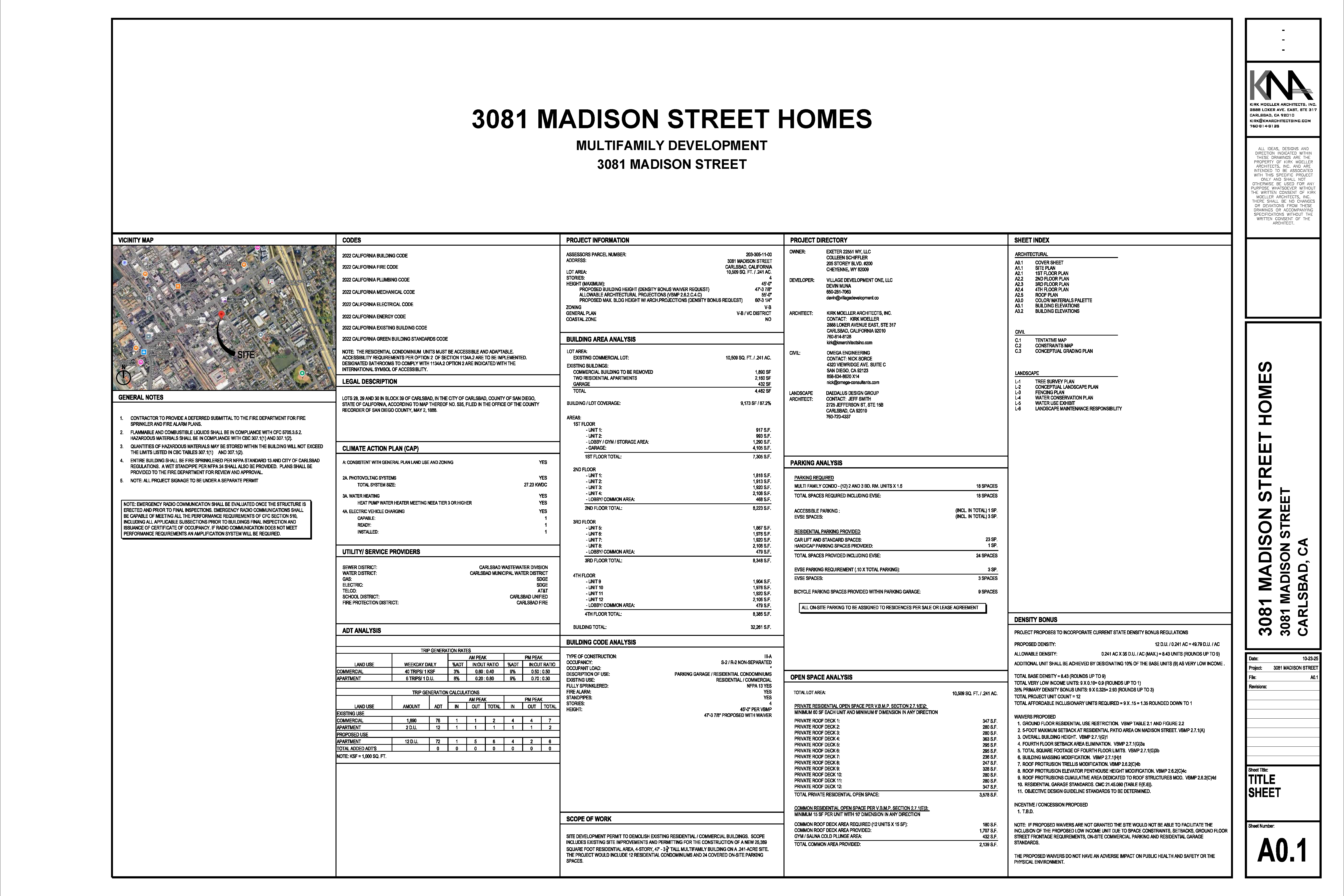 Plan sheet 1