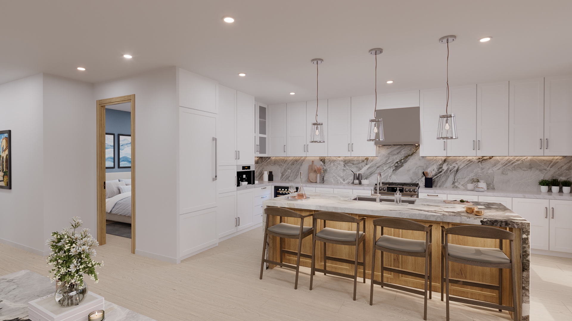Living and dining